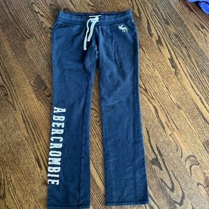 Dark Blue abercrombie sweatpants.